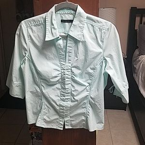 The Limited Light Blue 3/4 Sleeve Blouse